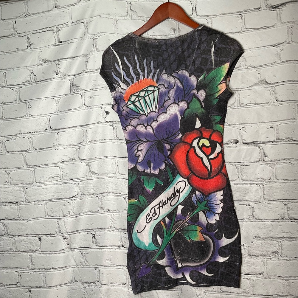 Ed Hardy designer dress - Picture 2 of 10